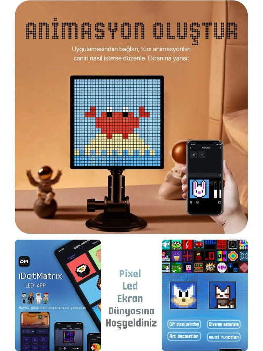 Led Pixel Tablo (20x20cm)