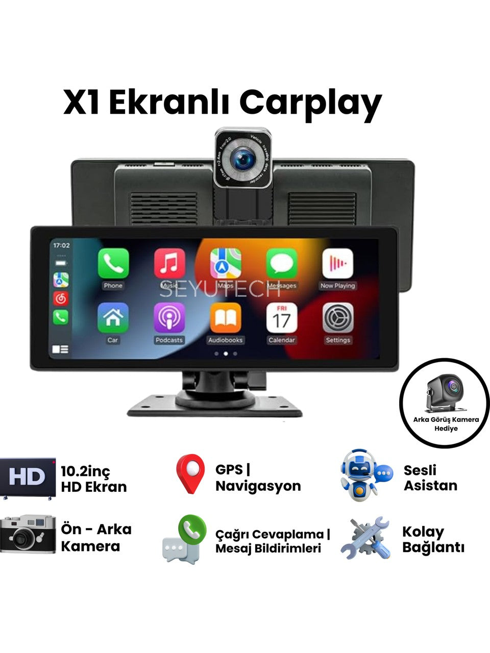 X1 Ekranlı Araç İçi Carplay