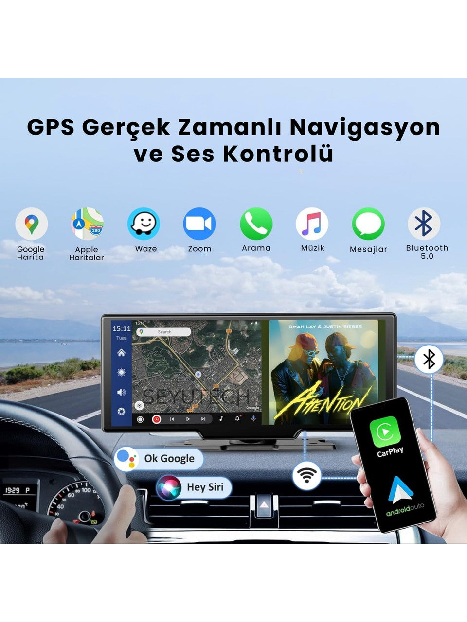 X1 Ekranlı Araç İçi Carplay