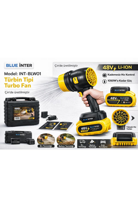 MAX Kablosuz Hava Üfleme / Blower (ALLy, 350W, 6500mAh)