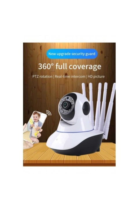 Int-Cmr11 5 Antenli WiFi Güvenlik Kamerası 360°