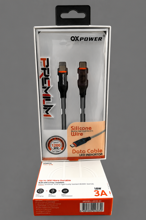 OXPower Super Fast Data Cable – Type-C 25W (1050mm)