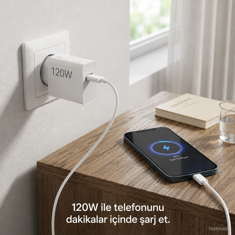 OXPower OXC-120W QC3.0 USB Turbo Sarj Adaptoru