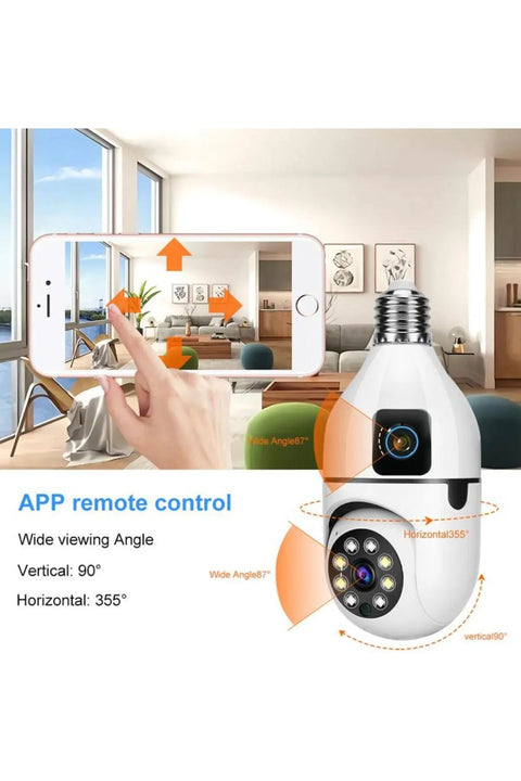 Int-Cmr5 1080P WiFi Güvenlik Kamerası 360° PTZ