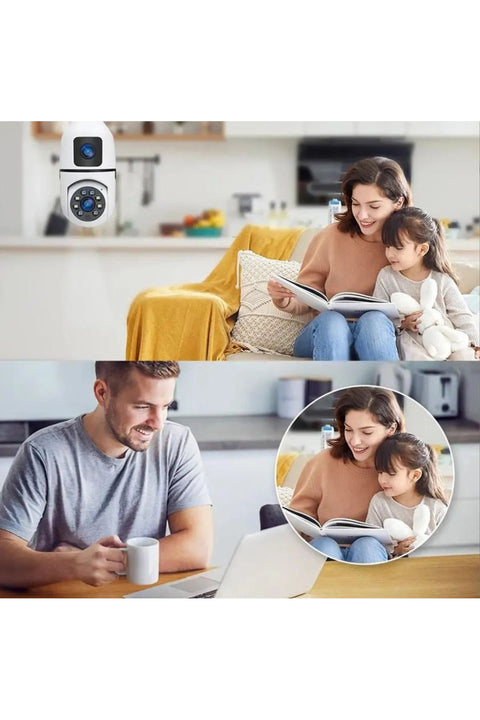 Int-Cmr5 1080P WiFi Güvenlik Kamerası 360° PTZ