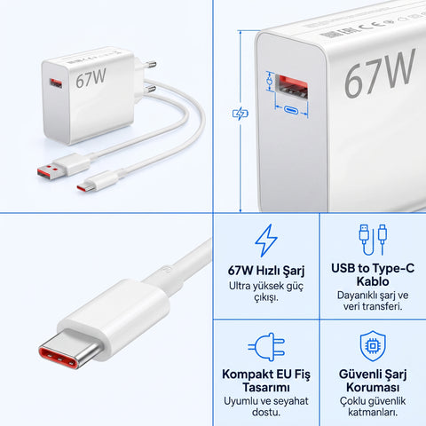 OXPower 67W Qualcomm Quick Charge 3.0 Adaptor