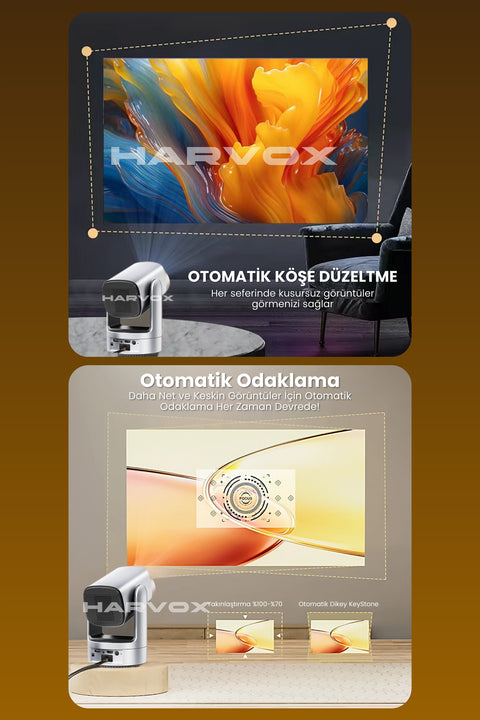 Apollon Vision Akıllı Projeksiyon (, 9750mAh, 150 Ansi Lumen)