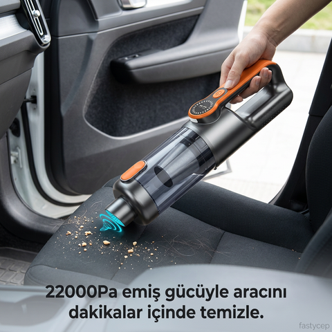 Castu Cs76 Plus Max 22000Pa Araç Süpurgesi