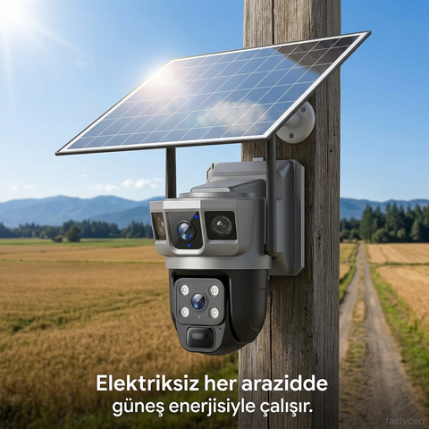 CMR51 V380 Solar Güvenlik Kamerası