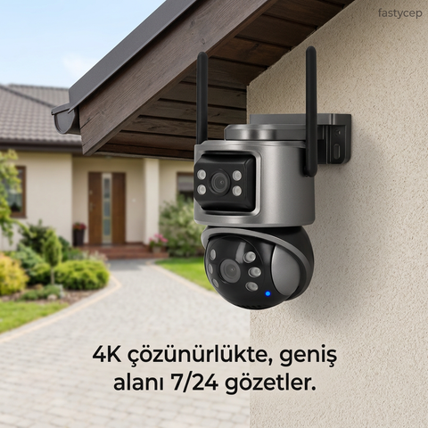 CMR61 Dış Mekan Dual-Lens 8MP WiFi Kamera