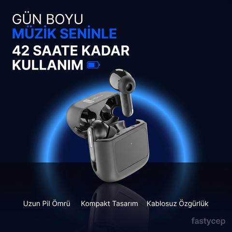 CELLULARLINE Hush ANC + ENC Dokunmatik Ekran TWS Bluetooth Kulak İçi Kulaklık
