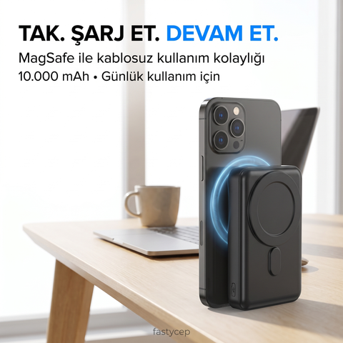 Snapron SNP-3010 10000 mAh 22.5W PD Hızlı Şarj Powerbank
