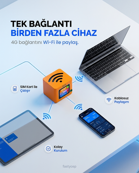CPE-FC17 4G SIM Kartlı Modem