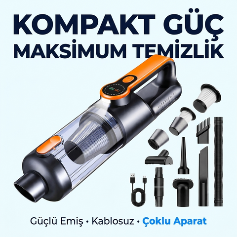 ST-126 Plus Kablosuz El Süpürgesi (23.000 PA)