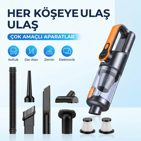 ST-126 Plus Kablosuz El Süpürgesi (23.000 PA)