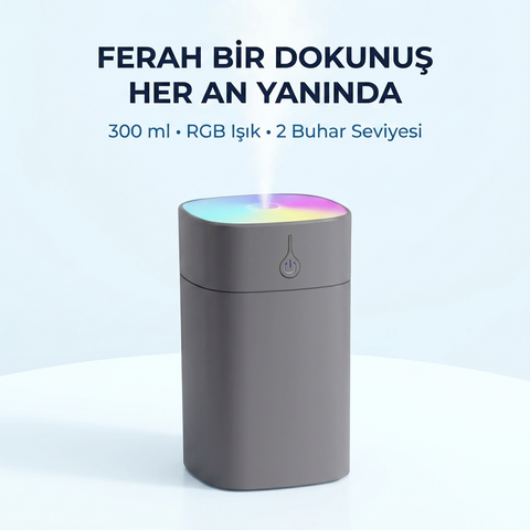 USB Mini Hava Nemlendirici (Super Silent)