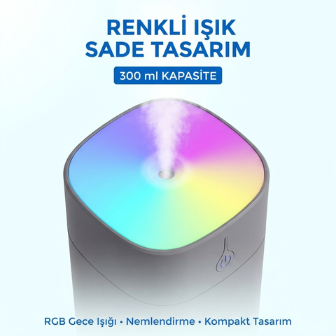 USB Mini Hava Nemlendirici (Super Silent)