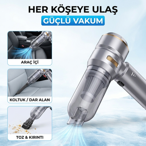 ST-6659 Plus Kablosuz El Süpürgesi & Hava Üfleme (2'si 1 Arada)