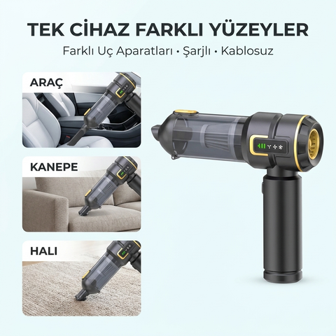 ST-6697A Plus Kablosuz El Süpürgesi (Brushless Motor)