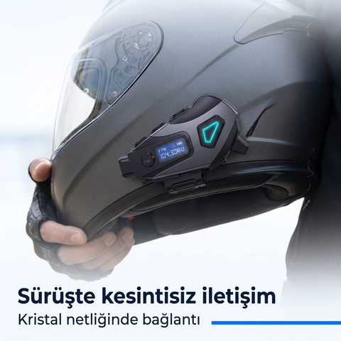 K10 DVR Kameralı İntercom Bluetooth Motosiklet Kask Kulaklığı Kameralı İntercom Kulaklık