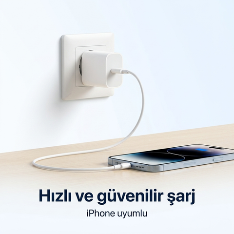 Yeni Nesil Şarj Başlığı 20w Hızlı Şarj Adaptörü