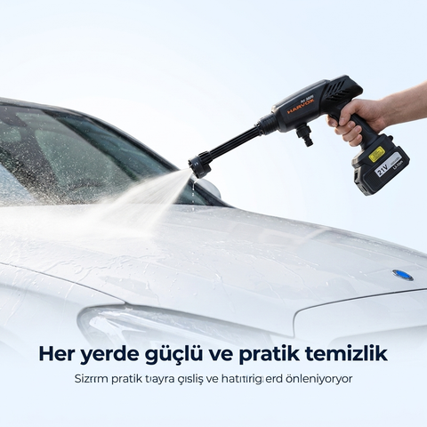 Kablosuz Basınçlı Yıkama Tabancası | Taşınabilir Oto Yıkama