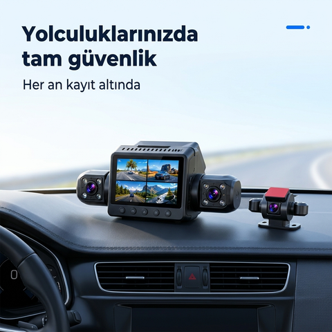 9720 Araç Kamerası – 4 Kamerali