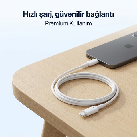 2.6A USB Lightning Sarj + Kablosu