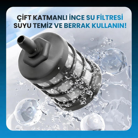 21V 4000mAh Li-ion Kablosuz Yıkama Tabancası (Siyah)