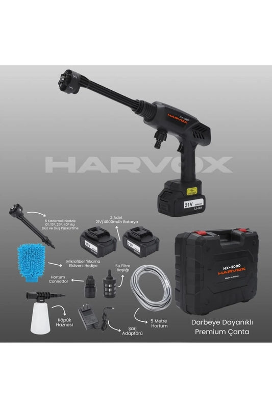 Harvox HX-3000 Yüksek Basınçlı Araç Yıkama Makinesi