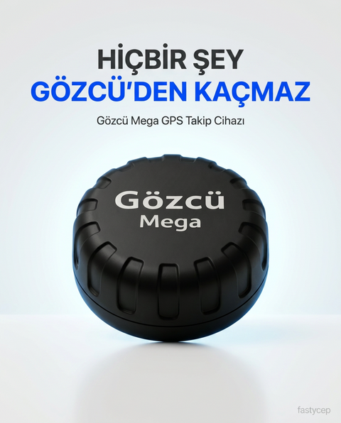 Gözcü Mega (SIM Kart gerektirmez, IP68, 5 Yıl Pil)