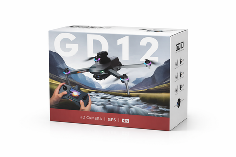 GD12 Drone 4K Kamera GPS Katlanabilir Akıllı Drone