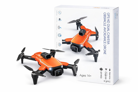 GPS HD Dual Kamera Engelden Kaçınmalı Drone (14+) – Canlı Görüntü & Stabil Uçuş