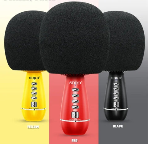 SDRD Kablosuz Karaoke Mikrofonu | Bluetooth + Echo + Voice Mode