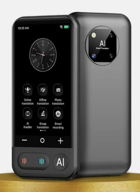 AI Akıllı Sesli Çeviri Cihazı (Dik Model)