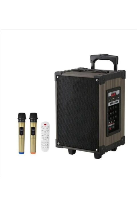 Lt-908 Kablosuz 2 Mikrofonlu Kumandalı Kablosuz Hoparlör