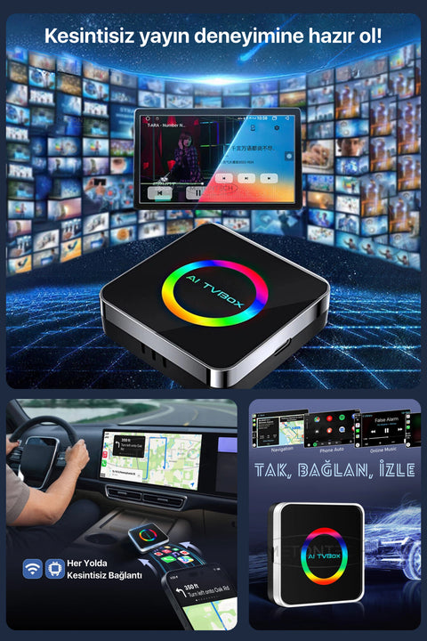 CarPlay AI Box Q2D (4GB RAM / 64GB Depolama)