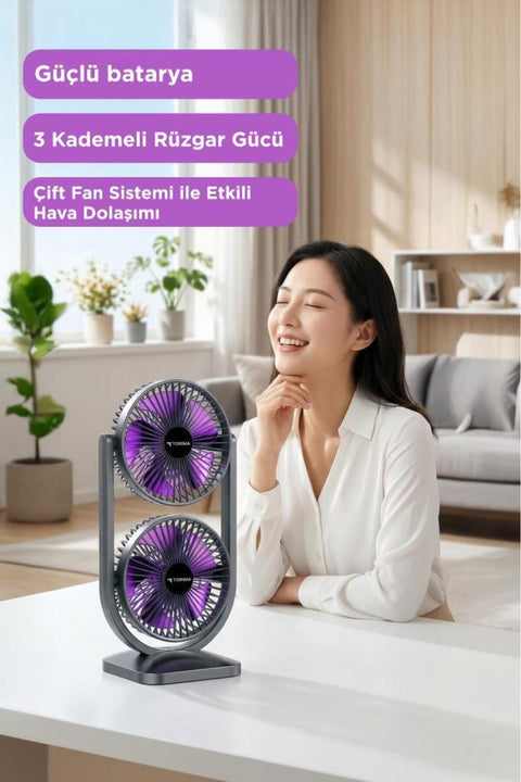 Double Fan